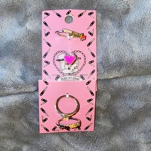 4 Rings from “Leave Me Alone” jewelry brand y2k dolly